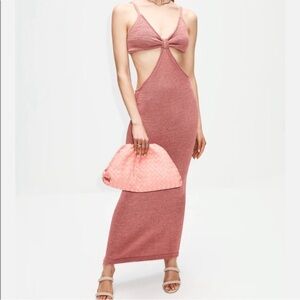 Cult Gaia | Serita Knit Dress In Jaipur Pink | L